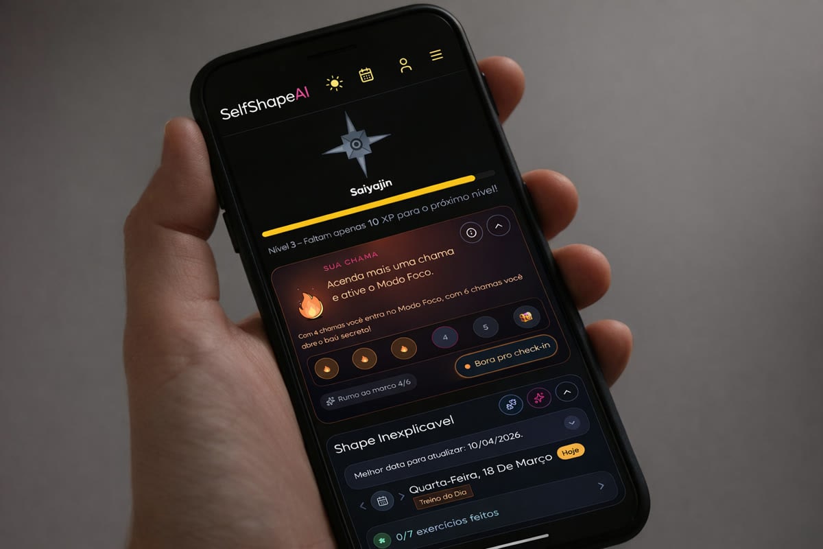 Visualização de dados do painel SelfShapeAI